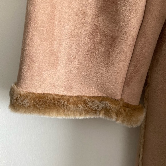 GORGEOUS LADIES UTEX DESIGN FULL-LENGTH FAUX SUEDE COAT SIZE MEDIUM - Picture 11 of 15